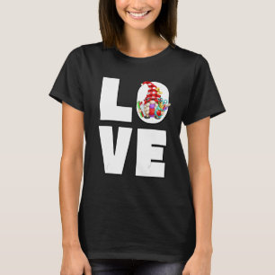 Camiseta Gnome De Maestros Para Mujeres Leyendo Libros Amar