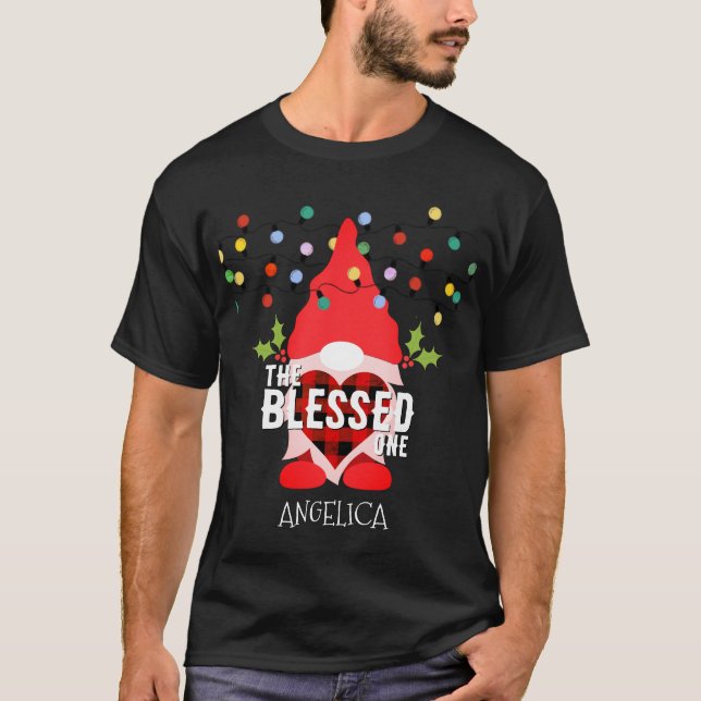 Camiseta Gnome de Navidades de BLESSED (Anverso)
