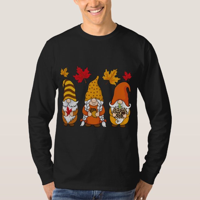 Camiseta Gnome de Navidades divertidos de Leopard Print Gno (Anverso)