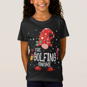 Camiseta Gnome de Navidades familiares de golf
