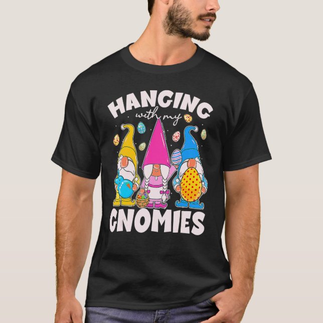 Camiseta Gnome De Pascua Con Mis Gnomies Día De Pascua B (Anverso)