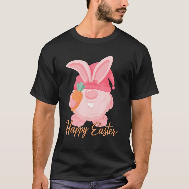 Camiseta Gnome de Pascua Feliz Día de Pascua Ba de Caza de  (Anverso)