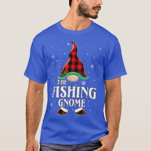 Camiseta Gnome de pesca Búfalo Cortada Familia Coincidencia