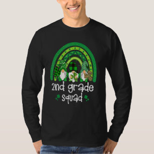 Camiseta Gnome del arco iris de 2º grado Feliz Día de St Pa