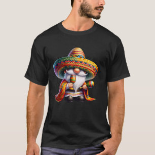 Camiseta Gnome del Cinco De Mayo para maestros con ponc mex