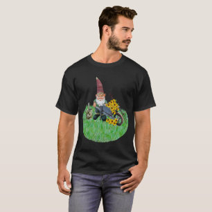 Camiseta Gnome del jardín trabajando en el Unisex de los ja