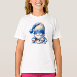 Camiseta Gnome disfruta de un acogedor momento de desayuno