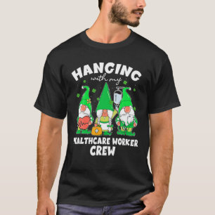 Camiseta Gnome divertida colgando con el trabajador de la s