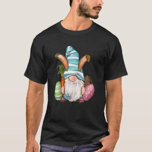 Camiseta Gnome Easter Bunny Ear Rabbit Leopard Eggs Carrot
