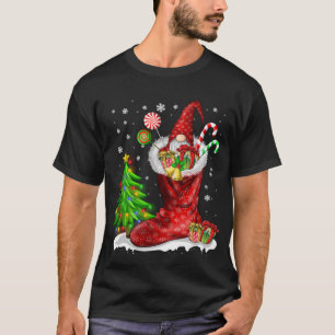 Camiseta Gnome En Navidades Sacude Gracioso Gnomo Familiar