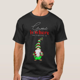 Camiseta Gnome es donde está el café | Navidades de corte