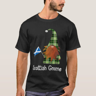 Camiseta Gnome Escocés Con Bandera De Escocia