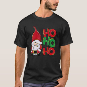 Camiseta Gnome Familia Navidad Ho Ho Ho