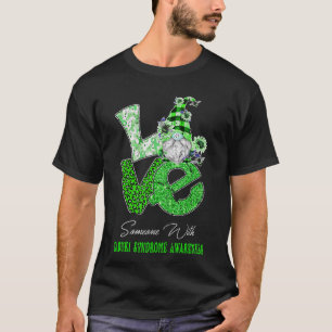 Camiseta Gnome Flor Amor Síndrome de Kabuki Conciencia
