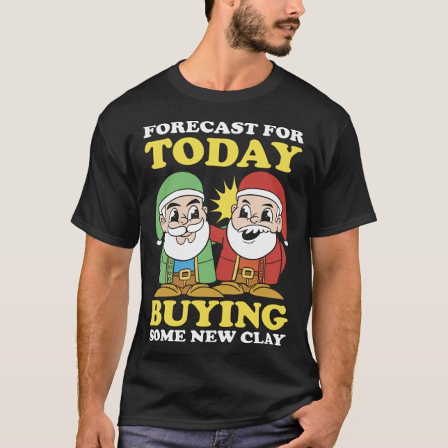 Camiseta Gnome Forecast Clay (Anverso)