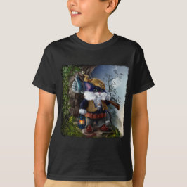 Camiseta Gnome gato con martillo y lámpara va a trabajar	