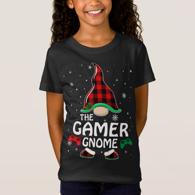 Camiseta Gnome Gnome Búfalo Familia de coincidencias Christ (Anverso)