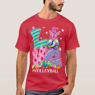 Camiseta Gnome Gnome Bunny Volleyball Player Gnome Lover Ea