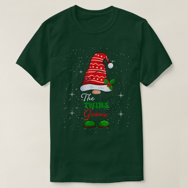 Camiseta Gnome Gnome Familiares Navidades Funny Pajama (Diseño del anverso)