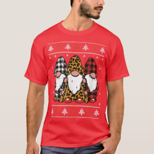 Camiseta Gnome Gnomes, navidades feas, Navidades felices, N