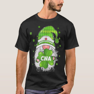 Camiseta Gnome gracioso con enfermera de shamrock CNA St Pa