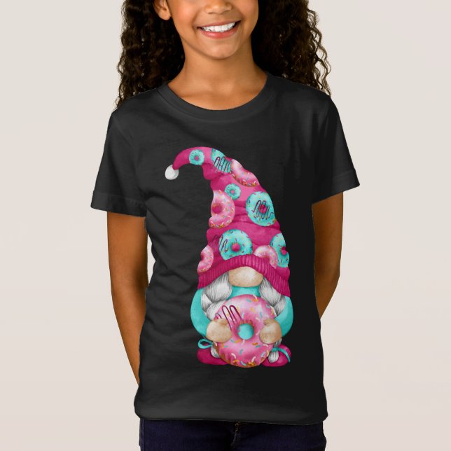 Camiseta Gnome Gracioso Con Patrón Cuto Para El Jardinero Y (Anverso)