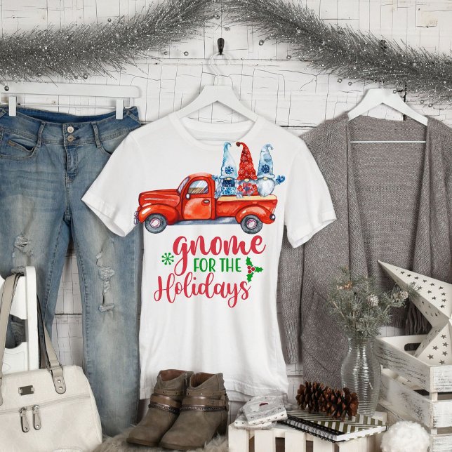 Camiseta Gnome gracioso retro para los Navidades de vacacio (Subido por el creador)