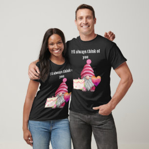 Camiseta Gnome in love with rainbow heart