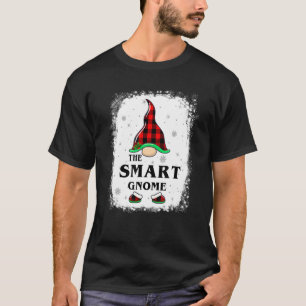 Camiseta Gnome Inteligente Búfalo Colocación Familia Xmas P
