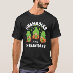Camiseta Gnome irlandés Shamrock