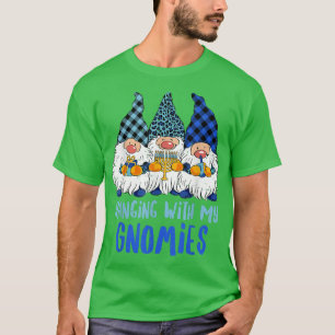 Camiseta Gnome judío Hanukkah Menorah Tres Gnomes Feliz C