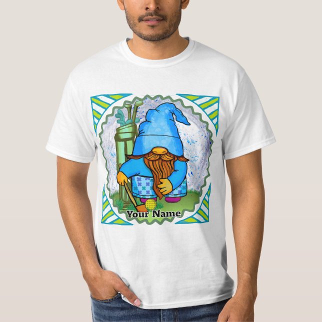 Camiseta Gnome jugando golf (Anverso)