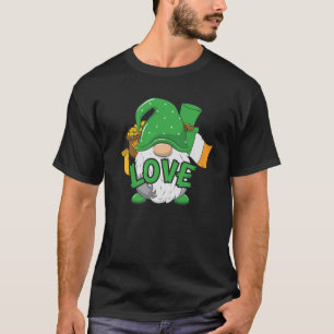 Camiseta Gnome Love Irish Clover St Patrick's Day Green Sha