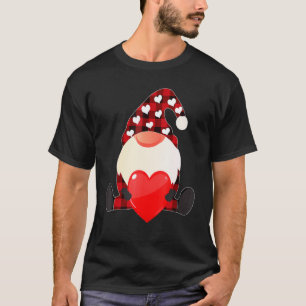 Camiseta Gnome Love Red Plaid Mujeres Niños Chicas San Vale