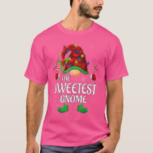 Camiseta Gnome más dulce Búfalo Cuadro Rojo Familia Combina