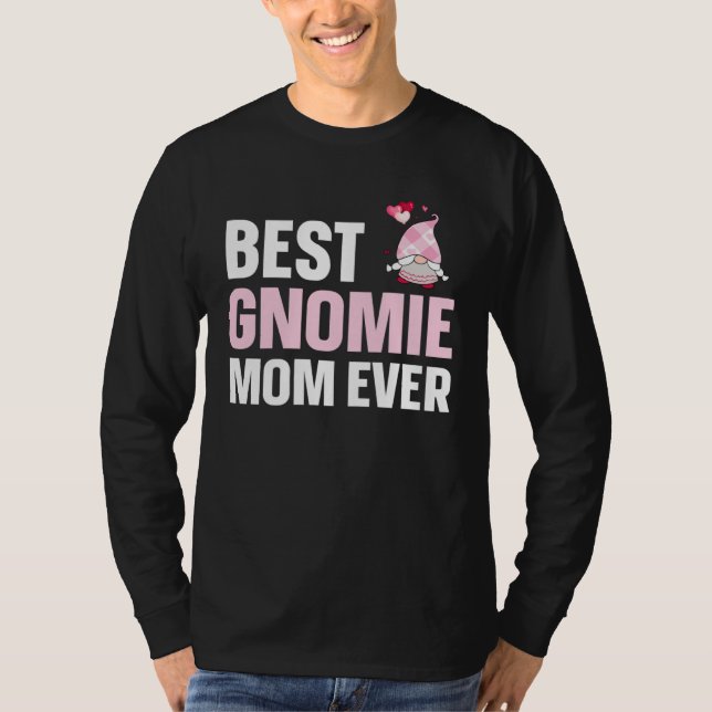 Camiseta Gnome Mom Best Gnomie Mom (Anverso)