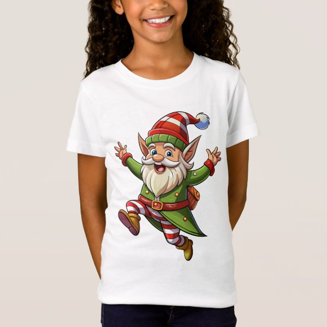 Camiseta Gnome, Navidades alegres (Anverso)