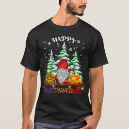 Camiseta Gnome Navidades del Día de Acción de Gracias de Ha