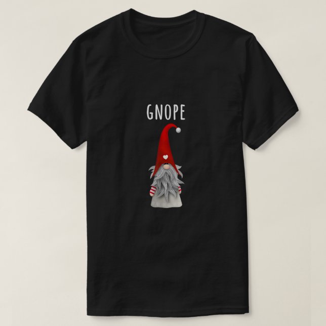 Camiseta Gnome nórdico GNOPE enano Escándalo elfo sueco (Diseño del anverso)