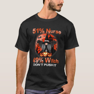 Camiseta Gnome Nurse Witch Horror Halloween