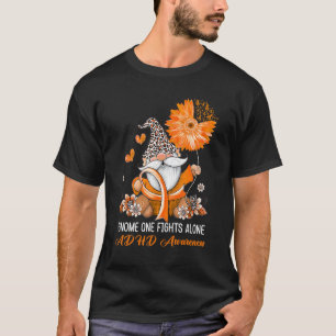 Camiseta Gnome One lucha sola contra la conciencia de Adhd 