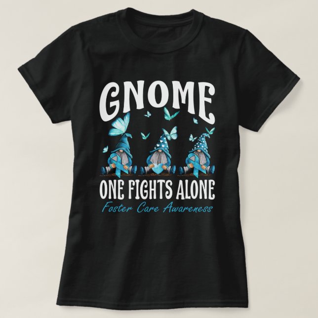 Camiseta Gnome One lucha sola contra la conciencia del cuid (Diseño del anverso)