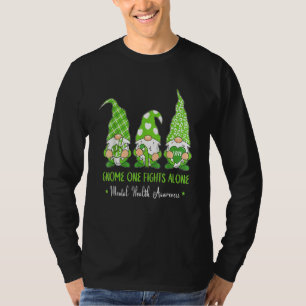 Camiseta Gnome One lucha sola contra la salud mental de la