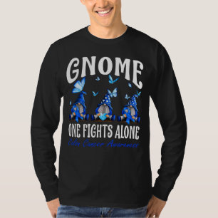 Camiseta Gnome One lucha solo contra el cáncer de colon