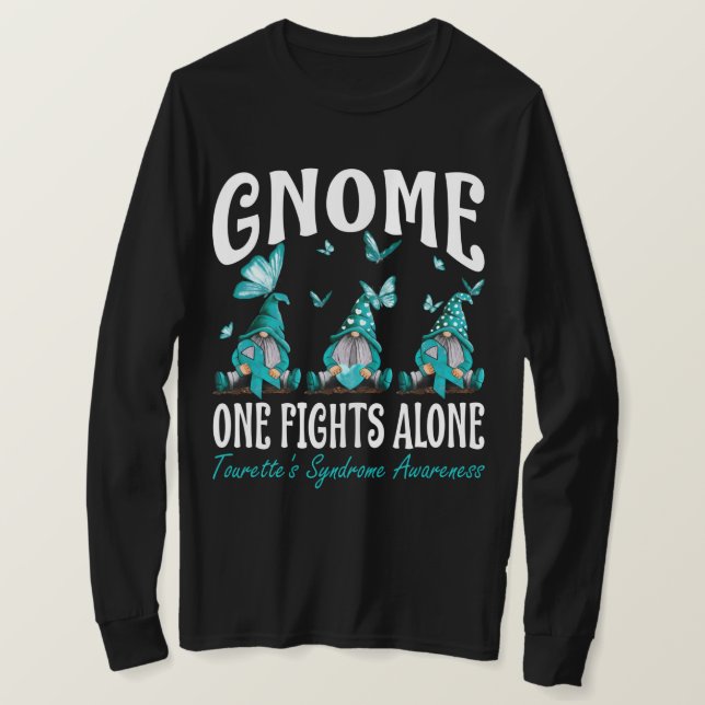 Camiseta Gnome One lucha solo contra el síndrome de Tourett (Anverso del diseño)