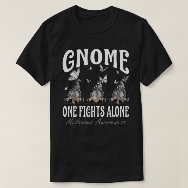 Camiseta Gnome One lucha solo contra la conciencia sobre el (Diseño del anverso)