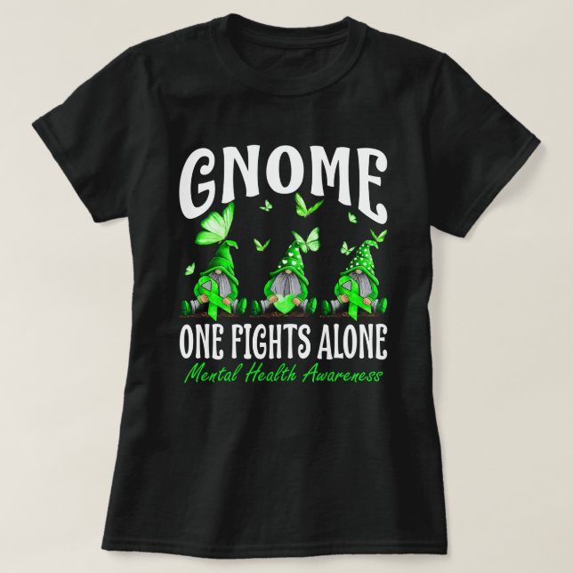 Camiseta Gnome One lucha solo contra la conciencia sobre la (Diseño del anverso)