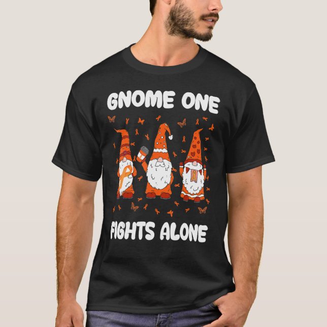 Camiseta Gnome One lucha solo contra la leucemia (Anverso)