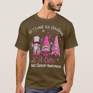 Camiseta Gnome One solo lucha contra el cáncer de mama rosa
