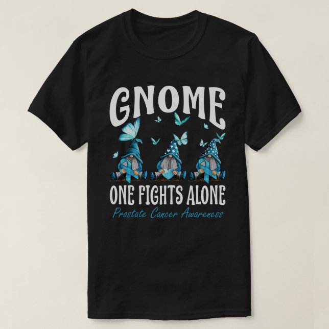 Camiseta Gnome One solo lucha contra el cáncer de próstata (Diseño del anverso)